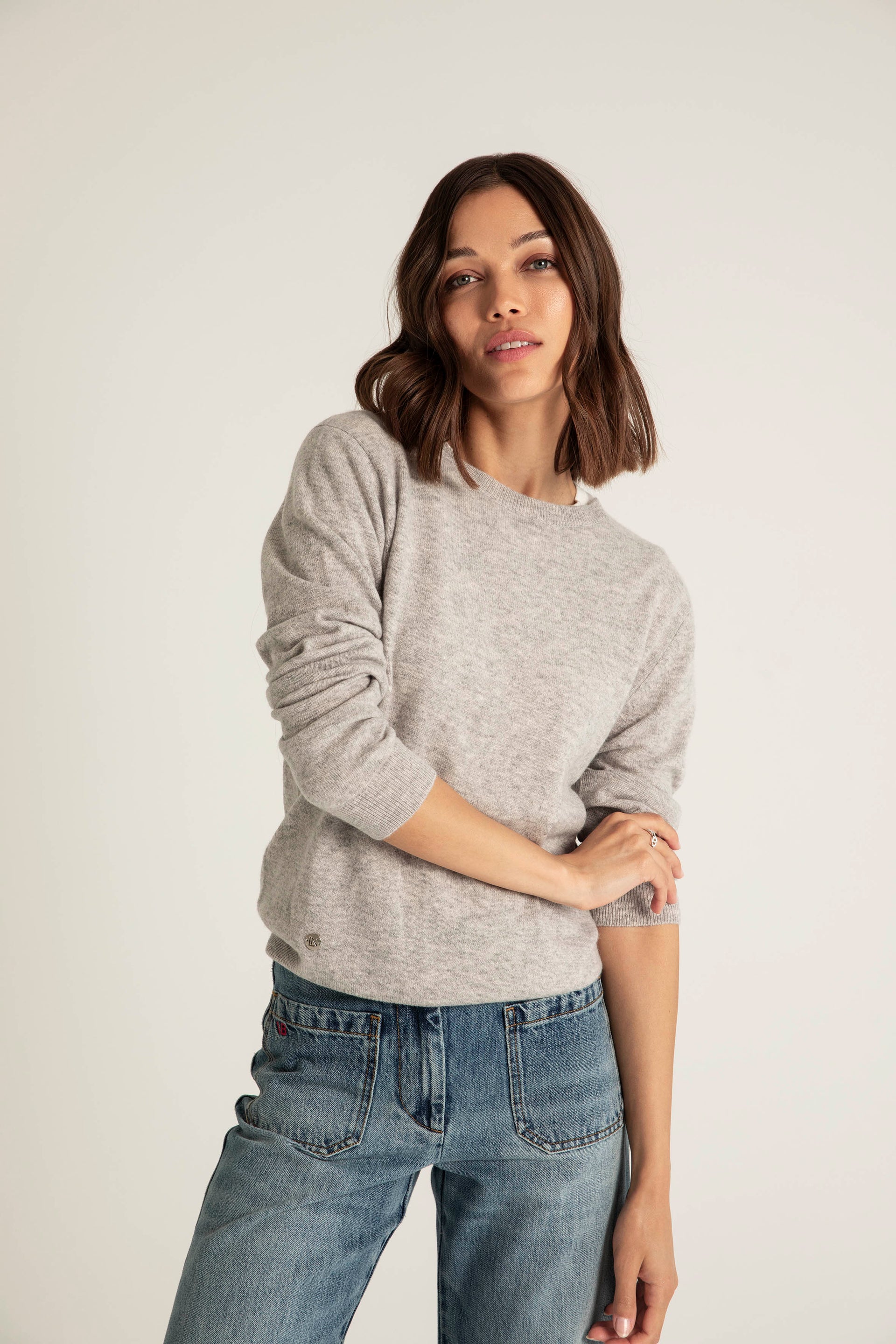 The Everyday Cashmere Sweater in Flint