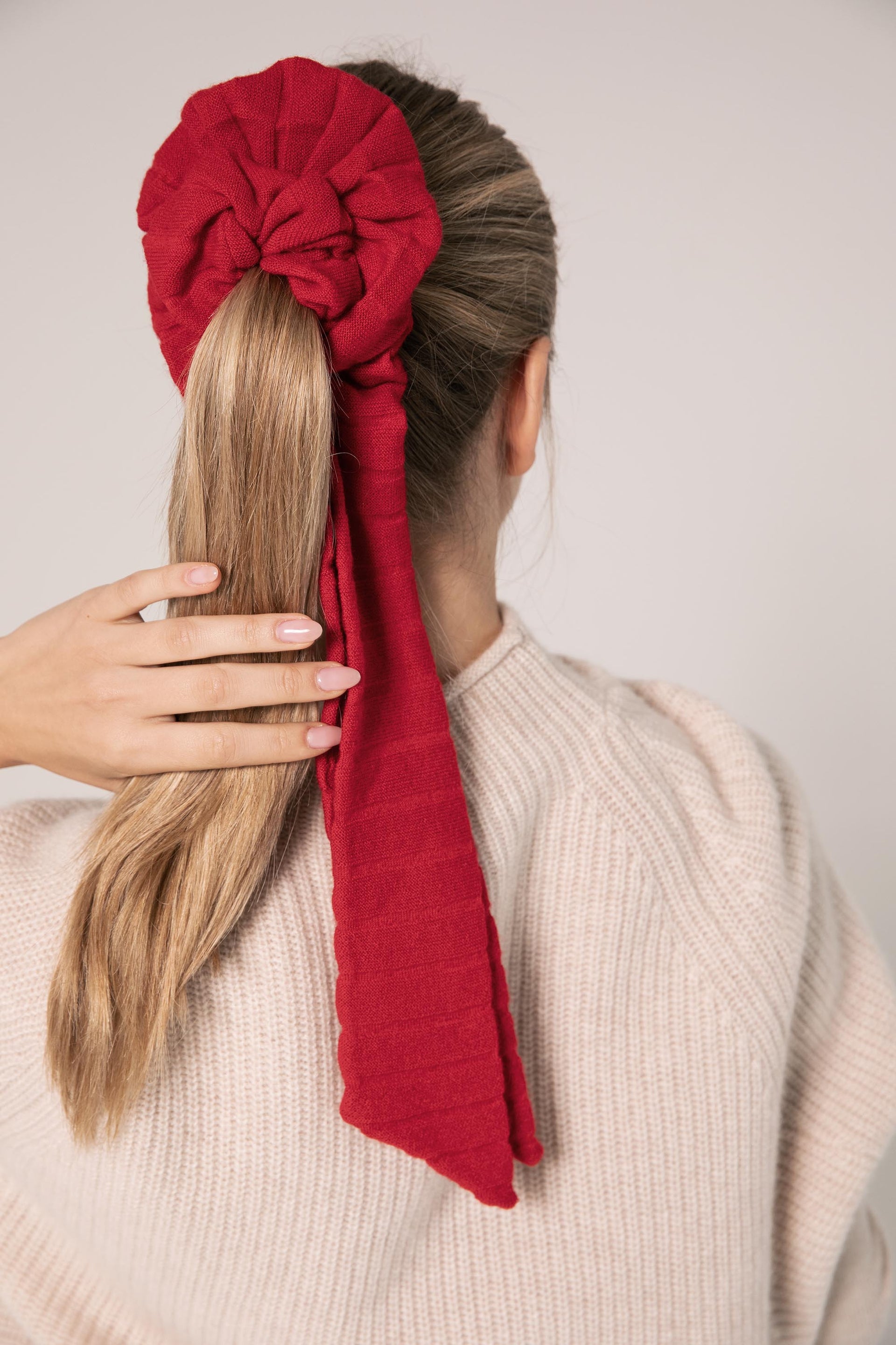 The Long Cashmere Scrunchie in London