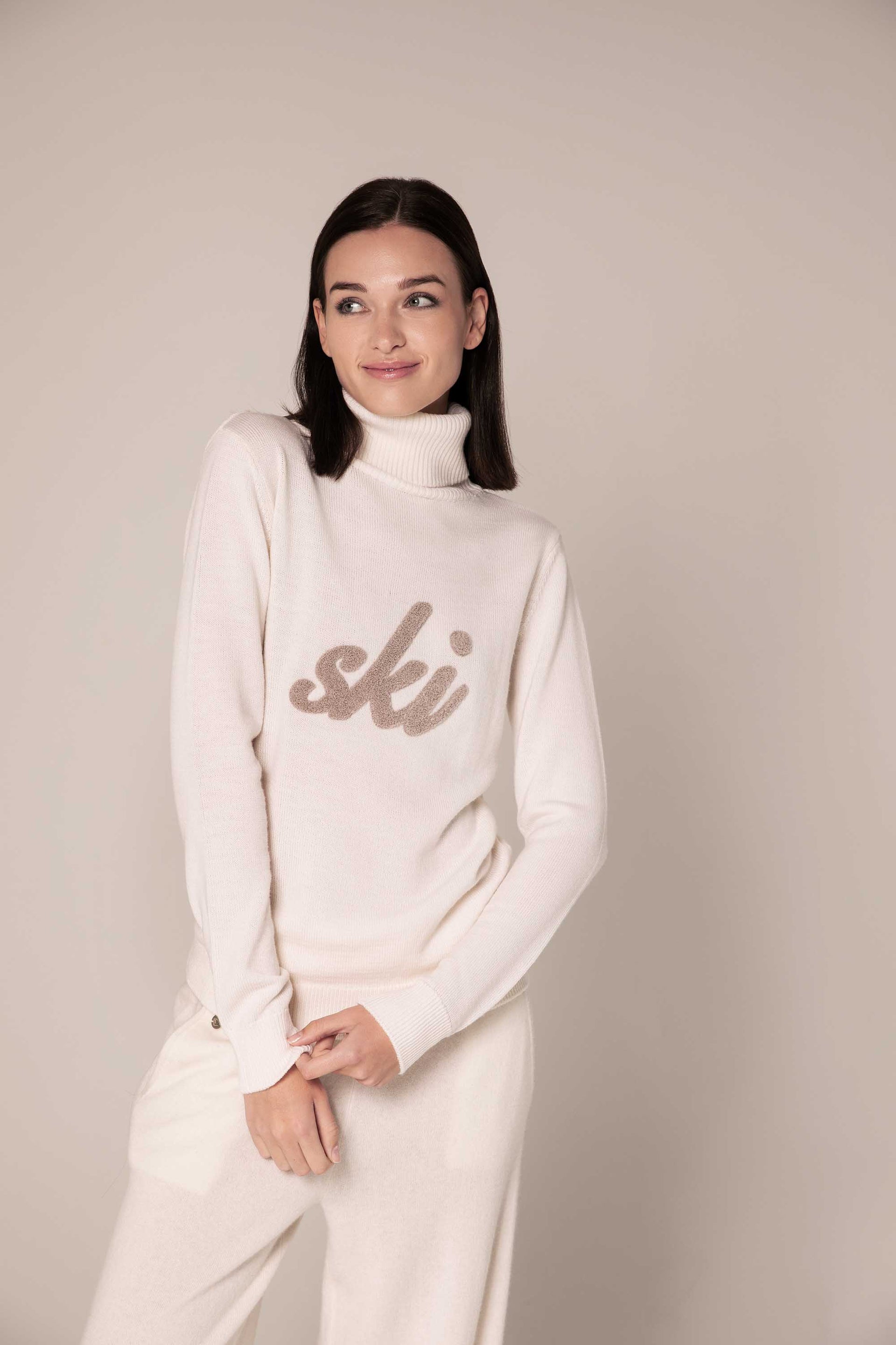 The SKI Sweater in Cream