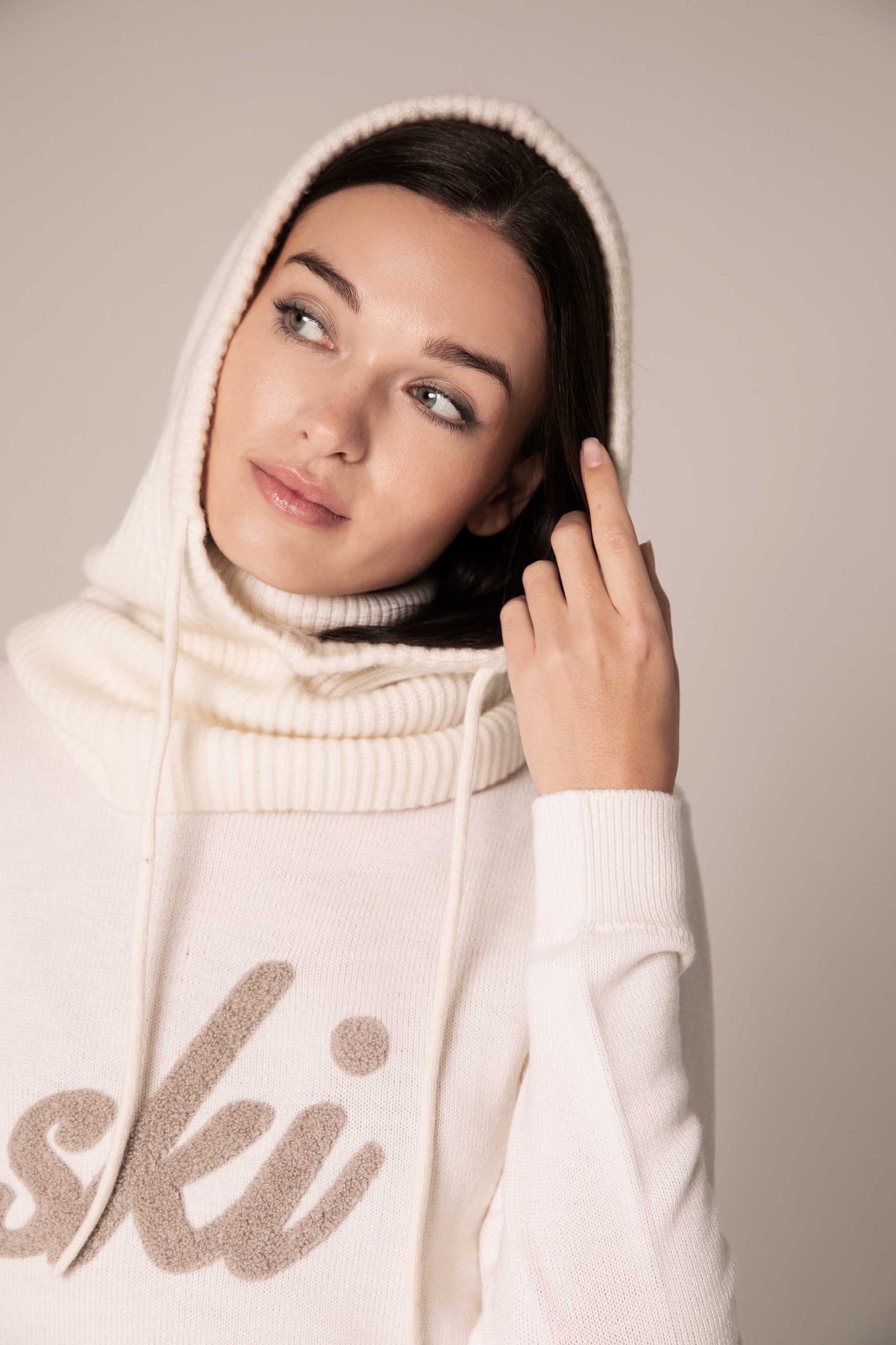 The SKI Sweater in Cream