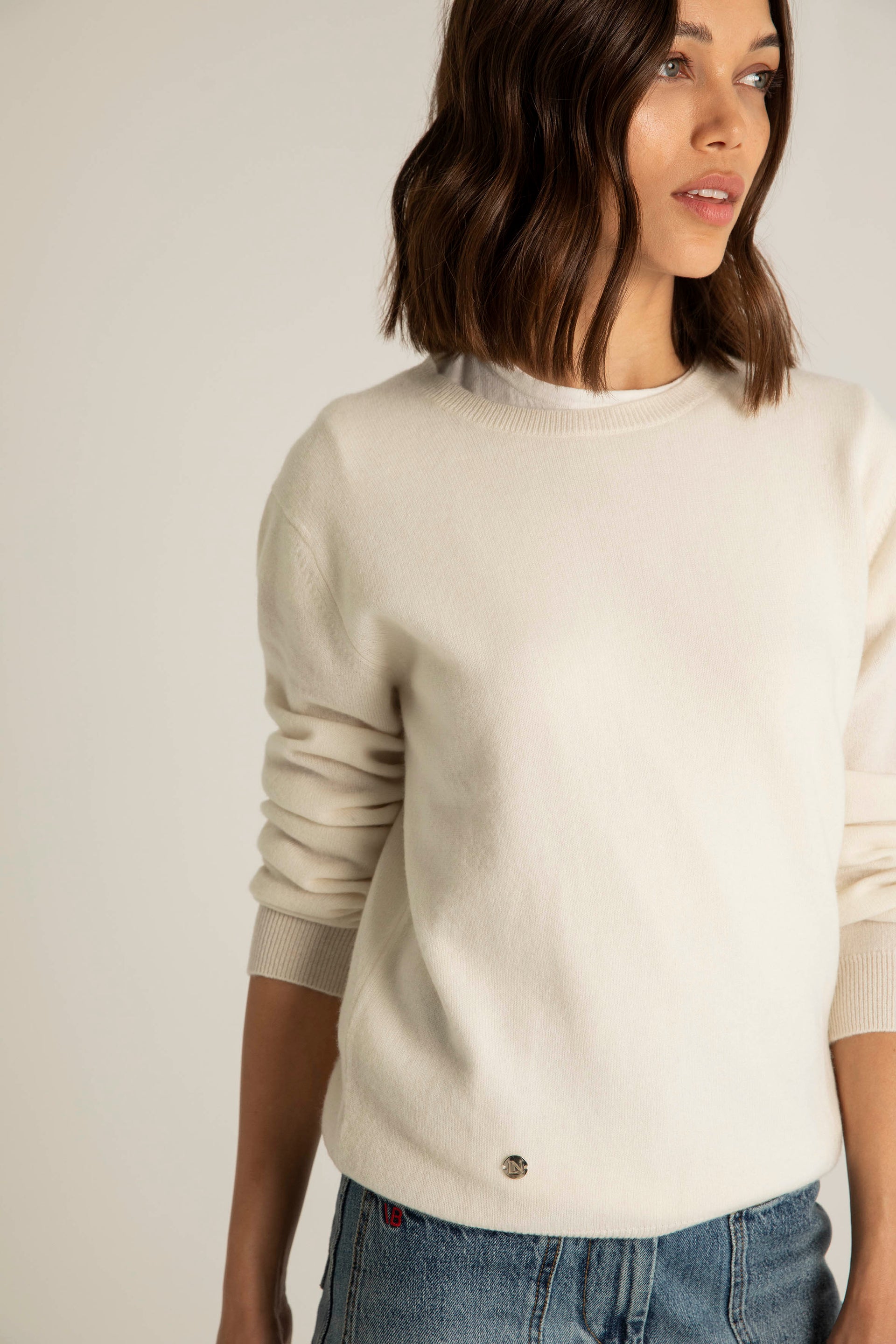 The Everyday Cashmere Sweater in Snow Peak