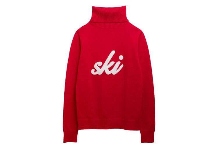 The SKI Sweater in Red