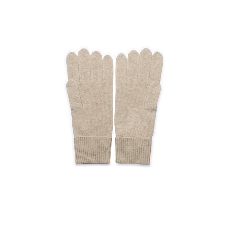 The Cashmere Gloves in Sandstone